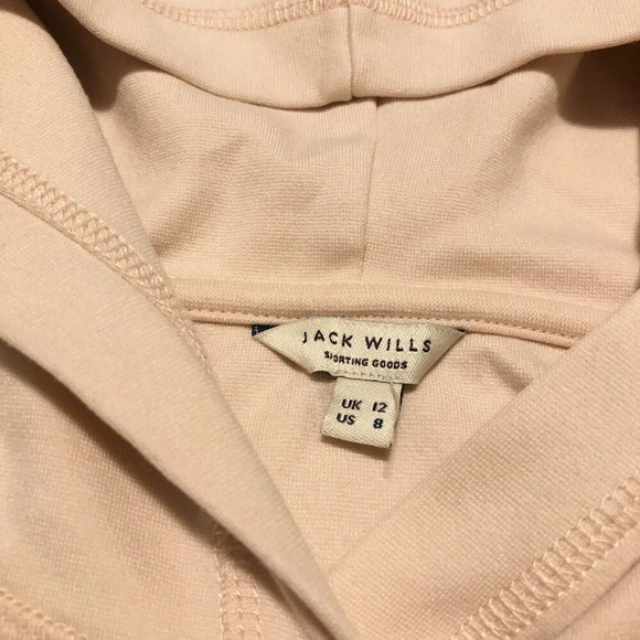 Jack Wills Womens Crop Hoodie  Sweatshirt Size 8 - Picture 2 of 16